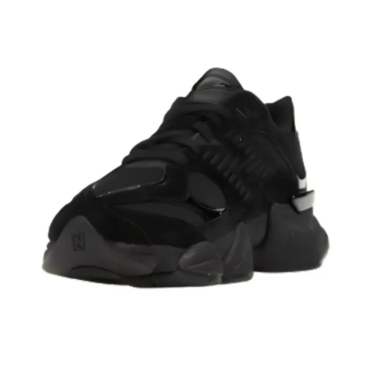 New Balance 9060 Triple Black Patent-2