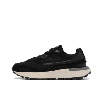 FILA Zagato Shock Absorbers Slip Resistant, Abrasion Resistant, Breathable Low Top Casual Shoes Unisex Black