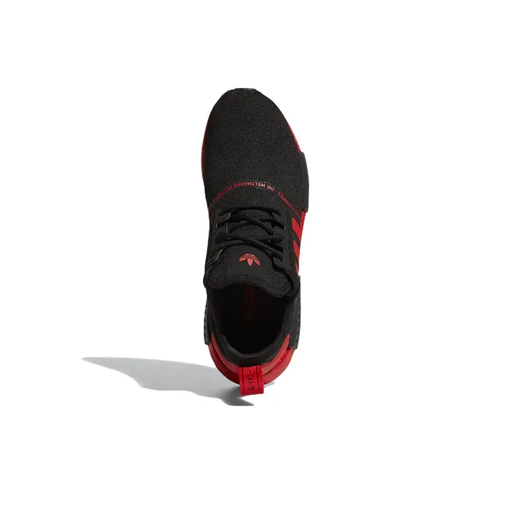 Adidas Originals Nmd R1 Black Vivid Red-4