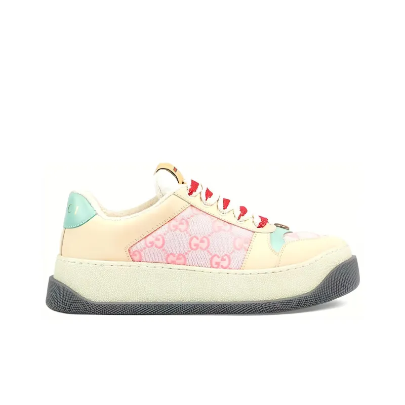 GUCCI Women's Screener 'GG Monogram Beige Pink' Women's-1