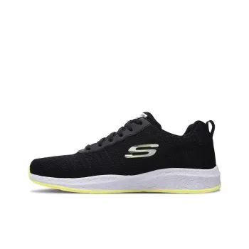 Skechers Burst Binal Cushioning Anti-Slip And Wear-Resistant Low-Top Sports Casual Shoes Black Lemon
