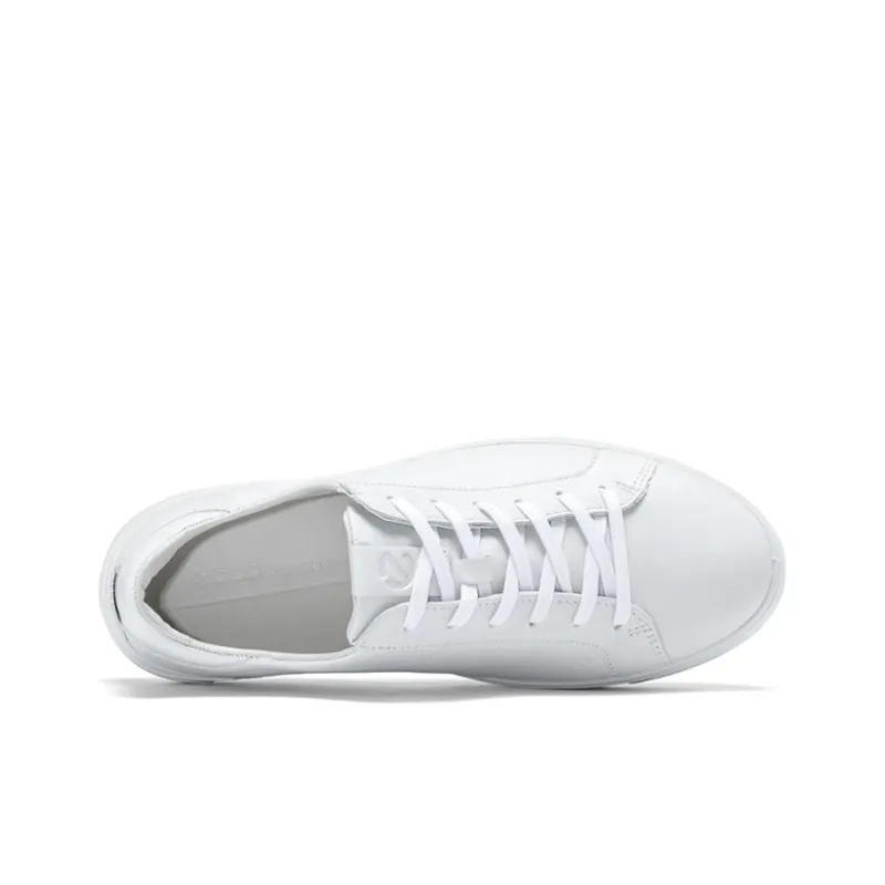 Ecco Street Fun Break Stylish Skateboarding Shoes Men's White-4