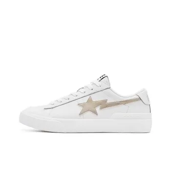 BAPE A BATHING APE Mad Sta White Gold