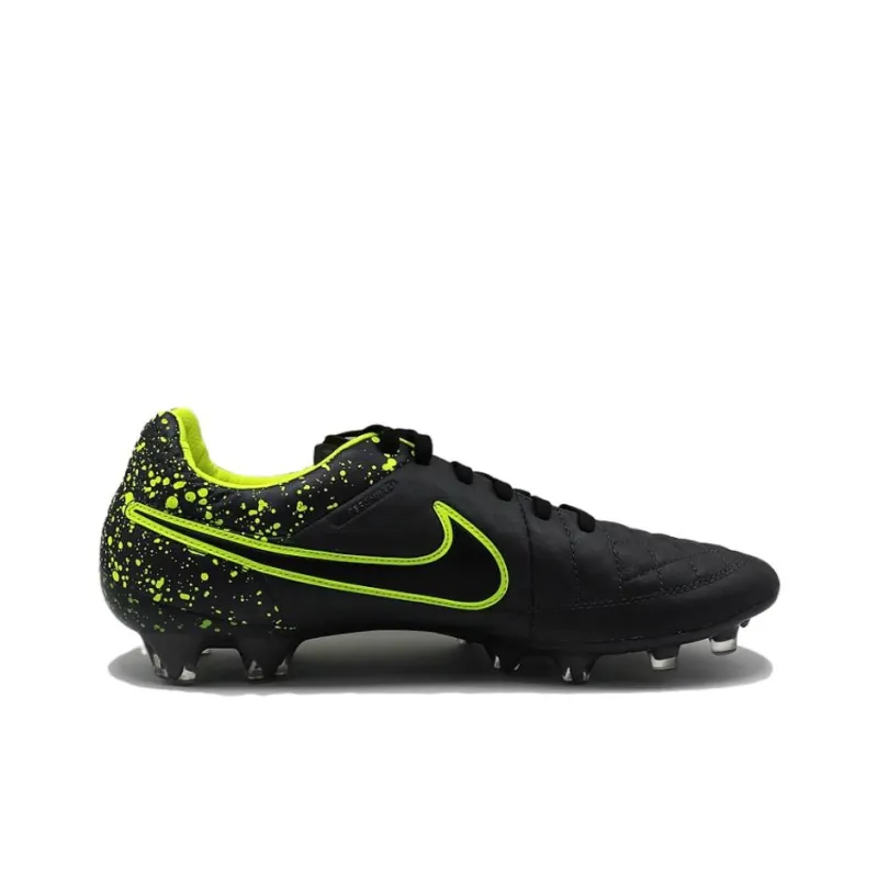 Nike Tiempo Legend 5 Soccer Shoes Men Low Top Electric Glow Flint Stones Ink Splatter-1