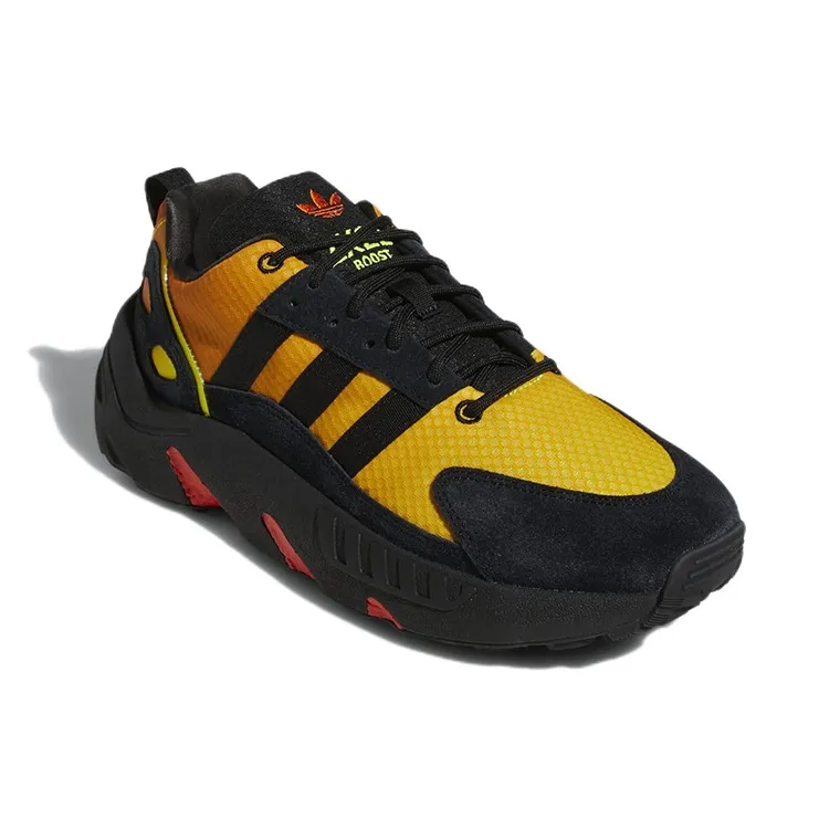 Adidas Zx 22 Boost Black Semi Impact Orange-2