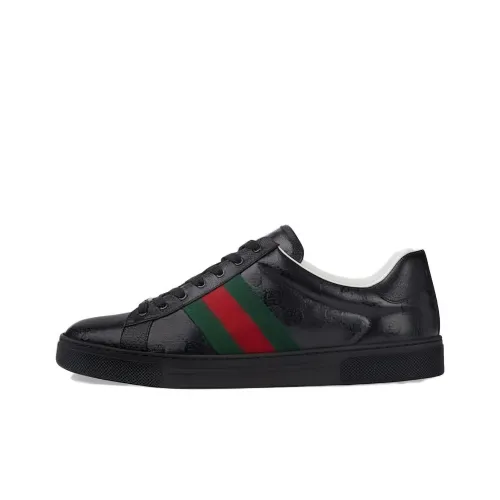 GUCCI Ace GG Crystal Canvas Sneakers