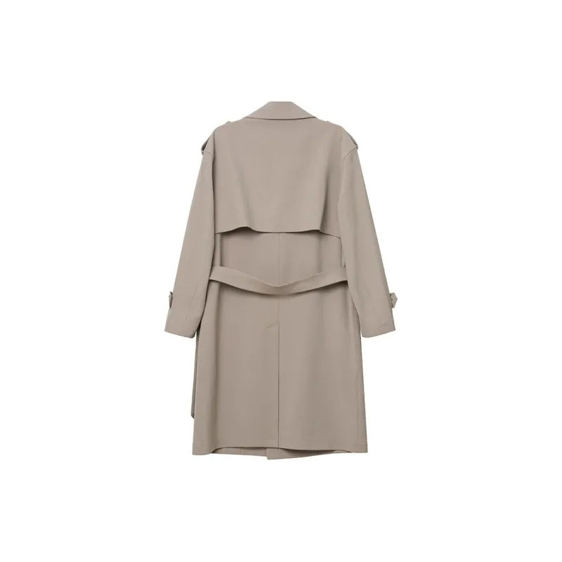 J.D.V Trench Coat Men's Light Coffee-1