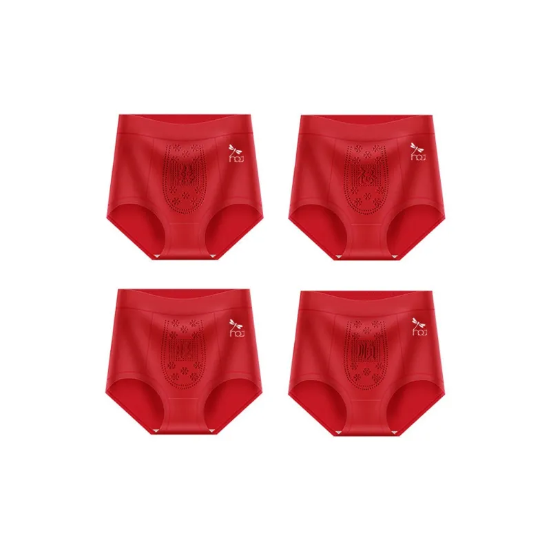 RED DRAGONFLY Cotton Panties Women's 4 Pack Box-11