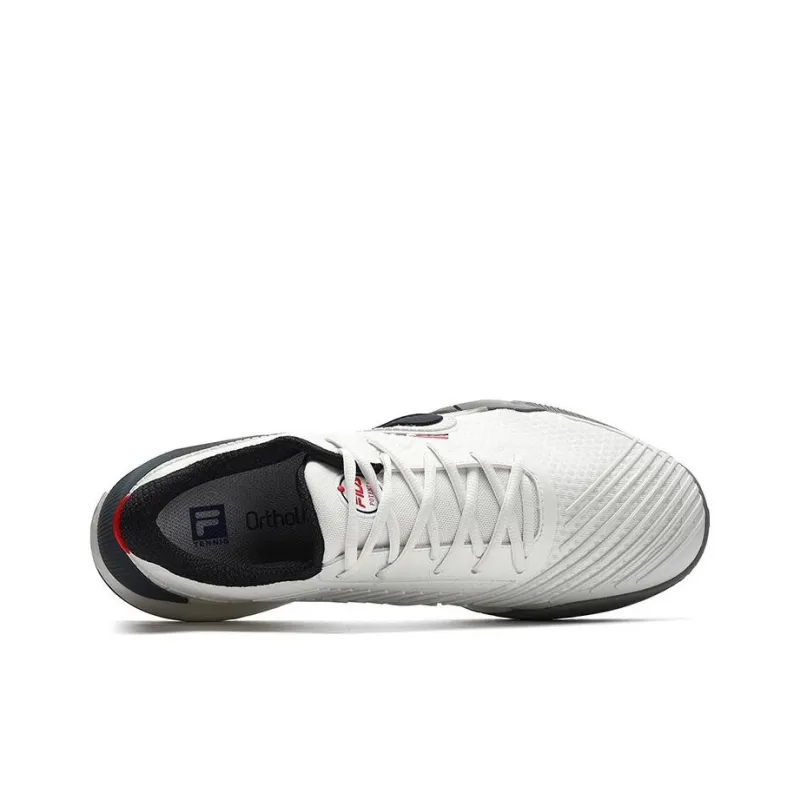 FILA POTENZA Abrasion Resistant Low Top Tennis Shoes FILA White-3