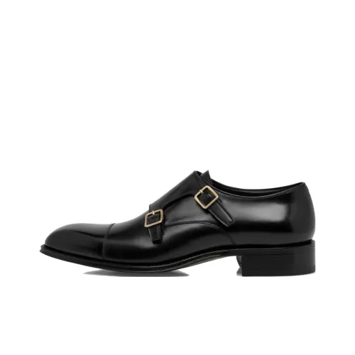 TOM FORD Claydmon Leather Monk Shoes