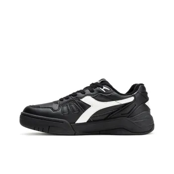 Diadora B.Action Slip-Resistant Low-Top Tennis Shoes Unisex Black White