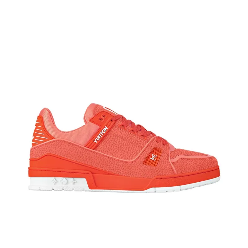 LOUIS VUITTON Lv Trainer Orange White-1