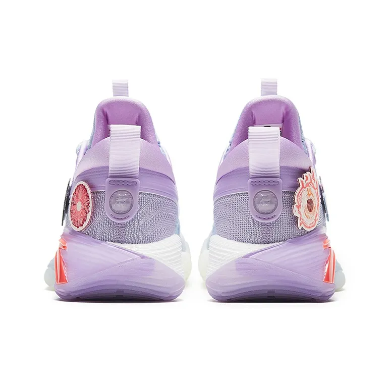 Anta ZUP Series Cushioning Anti Slip And Wear Resistant Low Top Basketball Shoes Men's Purple-3