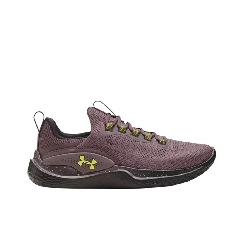 Under Armour Flow Dynamic 'Ash Taupe Lime Yellow'-1