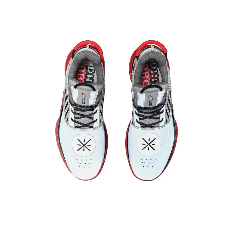 LiNing WOW 7 Way Of Wade 7 Non slip Lightweight Mid Top Basketball Shoes Men's Orange Gray-1