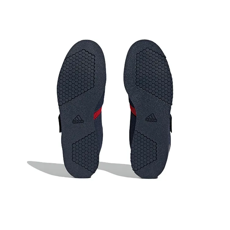Adidas Powerlift 5 Weightlifting Shoes 'Navy Red'-5