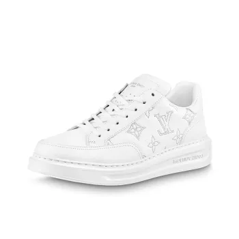 LOUIS VUITTON Beverly Hills Sneakers 'White With Outline Monogram'