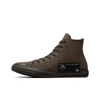 Converse Chuck Taylor All Star Durable Cushioning High Top Canvas Shoes Unisex Black Brown