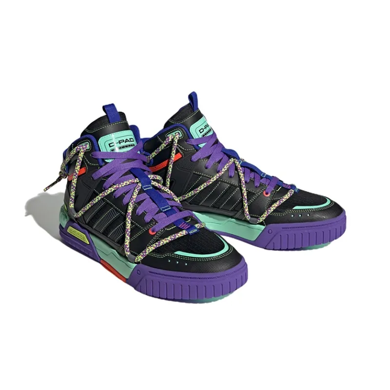 Adidas Neo D PAD Mid 'Back Purple Green'-2