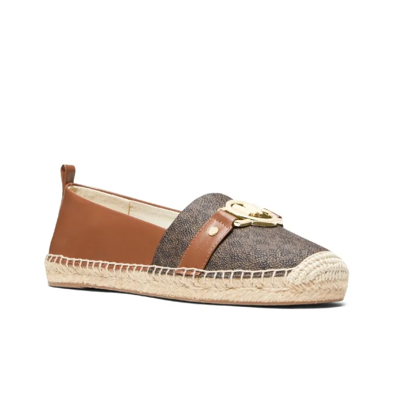 MICHAEL KORS Rory Flat Shoes Women's Dark Brown-2