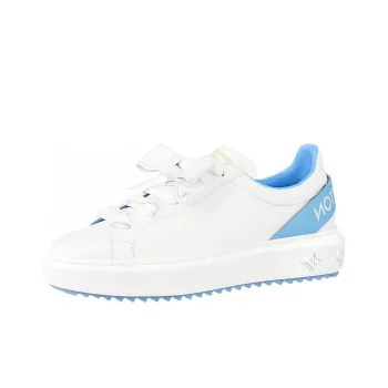 LOUIS VUITTON Time Out Sneakers 'White With Blue' Women's