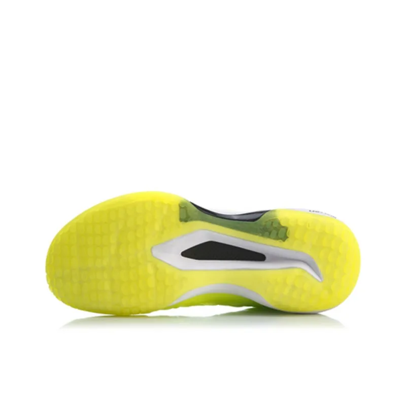 LiNing Frontier Shadow Pro3.0 Cushioning Slip Resistant Lightweight Rebound High Top Badminton Shoes Neon Bright Green-4