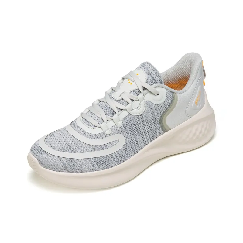 LiNing EazGo Pure Durable Breathable Low-Top Running Shoes Men's Water Mist Gray-2