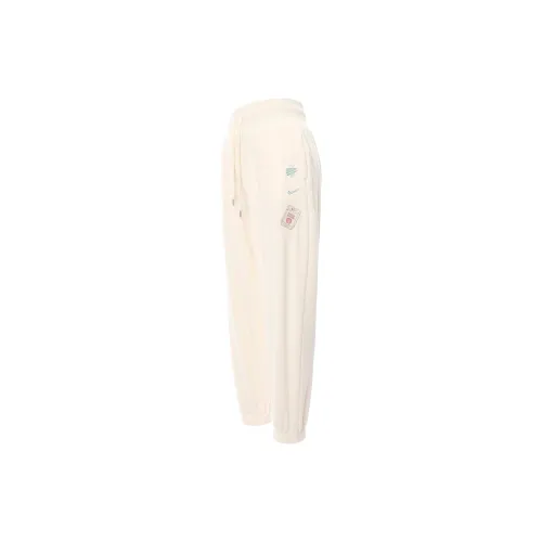 Nike x Naomi Osaka Knitted Sports Pants Women's Light Ivory White