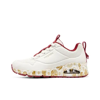Skechers 2023 Year Of The Rabbit Uno Celebrat Airy Athletic Sneakers 'White Red Gold' Women's