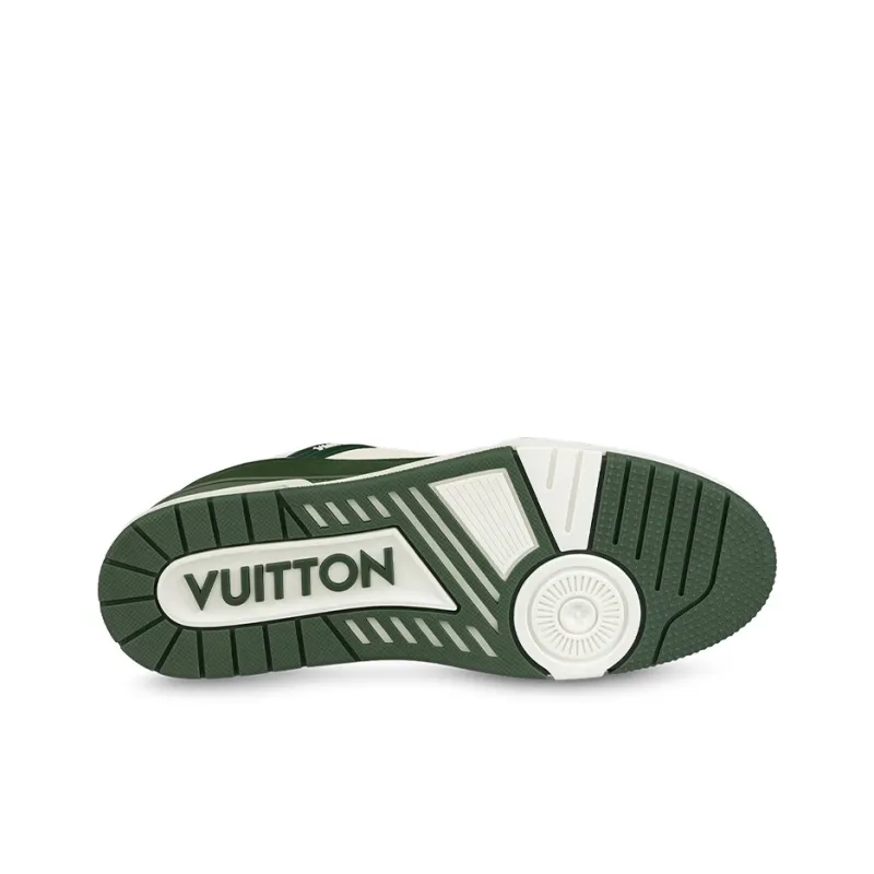LOUIS VUITTON Lv Trainers 'Green'-4