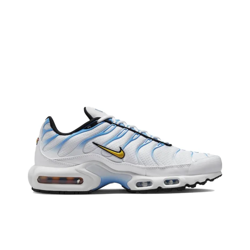 Nike Air Max Plus White University Blue Gold-1
