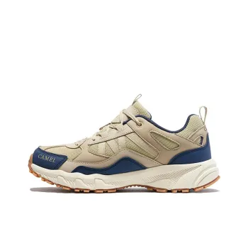 CAMEL Plate Dragon 1.0 Cushioned Slip Resistant Abrasion Resistant Low Top Outdoor Shoes Men's Khaki Blue