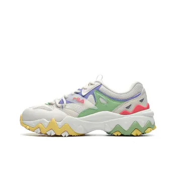 FILA Fellow Casual Shoes Women's Low Top White/Green/Blue/Yellow/Red