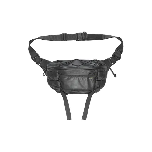 FOXBAT DYNAMICS Nylon Fanny Pack Unisex Subsonic Black PTX Edition