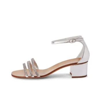 Giuseppe Zanotti Martha 40mm Metallic effect Sandals Women's