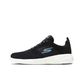 Skechers GO RUN 600 Cushioning Anti-Slip And Wear-Resistant Low-Top Running Shoes Black Blue