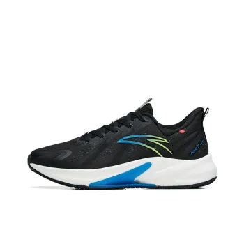 Anta Rocket 4.0 Cushioning Slip Resistant Abrasion Resistant Breathable Low Top Running Shoes Men's Black