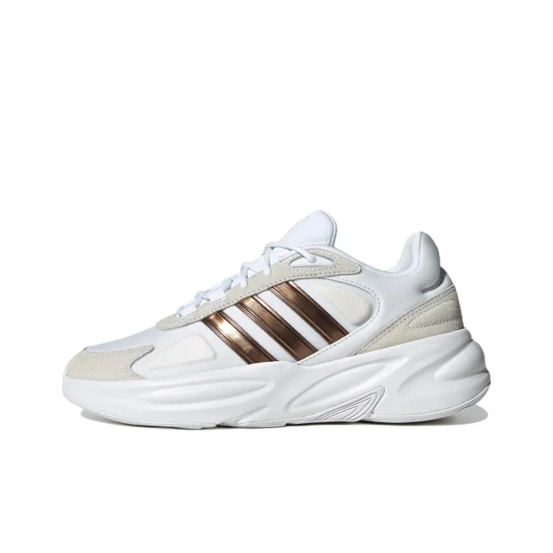 Adidas Ozelle Cloudfoam Lifestyle Running Shoes 'Cloud White Matte Gold' Women's-0