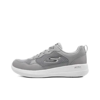 Skechers GO WALK Stability Cushioning Anti-Slip And Wear-Resistant Low-Top Casual Shoes Men's Gray