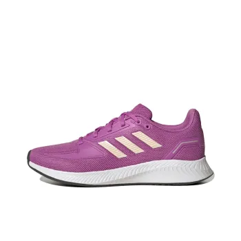 Adidas Runfalcon 2.0 Cushioning Anti-Slip And Wear-Resistant Lightweight Rebound Low-Top Running Shoes Women's Purple