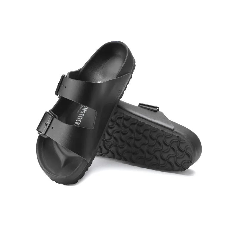 Birkenstock Arizona Natural Leather Sandals 'Black'-4
