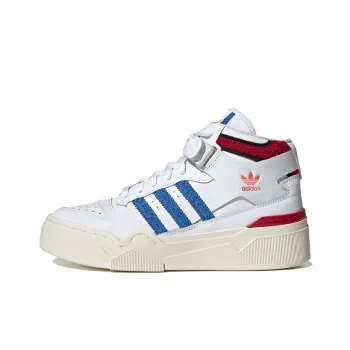 Adidas Originals Forum Bonega 2B Mid Cloud White Bright Royal Better Scarlet Women's