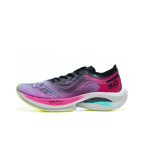 XTEP 160X 3.0 Running Shoes Women's Low-Top Black/Purple/Blue