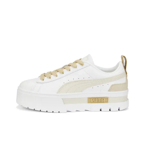 PUMA Mayze Luxe 'White Pale Khaki' Women's
