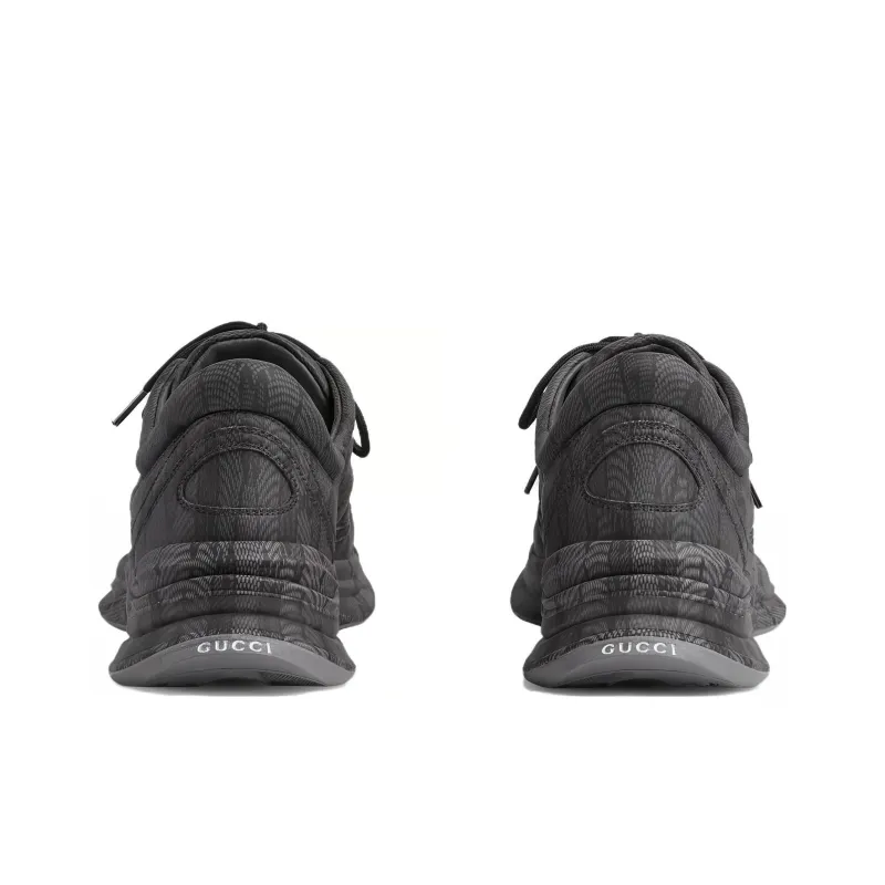 GUCCI Run Sneaker 'GG Water Transfer Print Black'-3