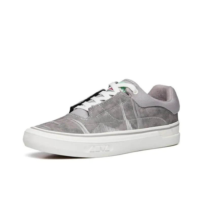 Anta Ao Li MD Abrasion Resistant Low Top Skateboard Shoes Men's Magic Carpet Gray-1