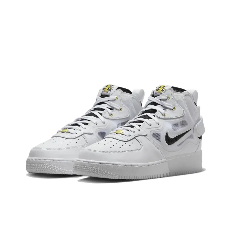 Nike Air Force 1 Mid React 40th Anniversary White Black-2