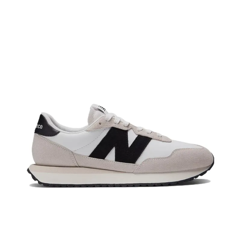 New Balance 237 Sea Salt Black White-1