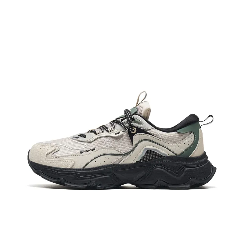 XTEP Junling 2.0 Cushioning Anti Slip Wear Resistant Breathability Low Top Running Shoes Men's Gray Black-1