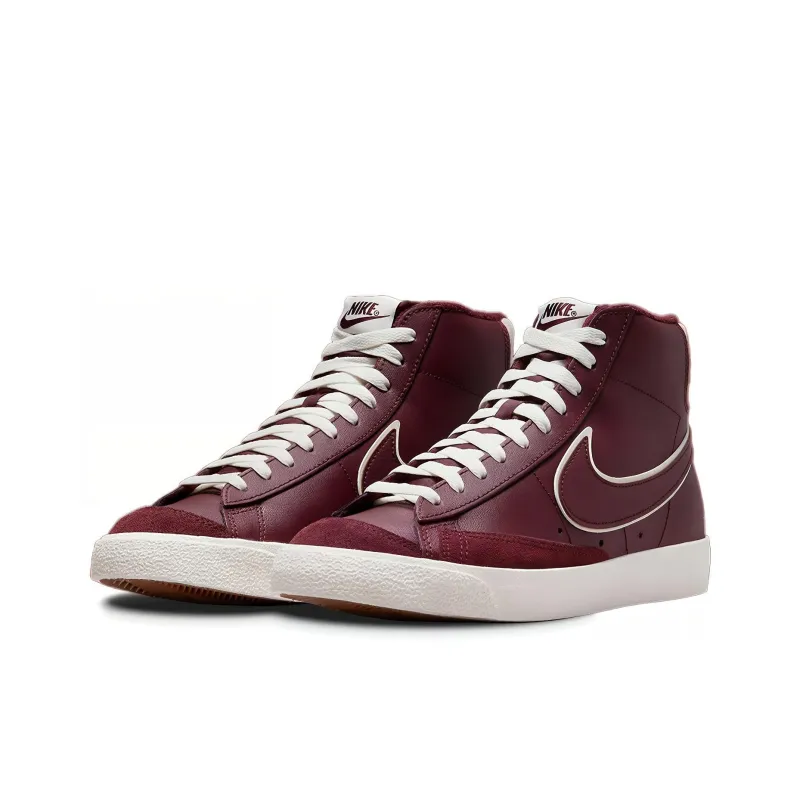 Nike Blazer Mid 77 Premium Night Maroon-2
